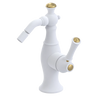 Rubinet Single Control Bidet Fitting (less drain) Matt White