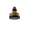 Rubinet 3 FUNCTION SHOWER HEAD Antique Brass Matt