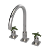 Rubinet Widespread Kitchen Set Polished Nickel