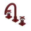 Rubinet Widespread Lav. Set. (less drain) Maroon