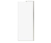 Capella 78 Screen and Return Panel for 36 in. Base with GlassShield® glass in Chrome