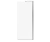 Capella 78 Screen and Return Panel for 36 in. Base with GlassShield® glass in Chrome