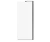 Capella 78 Screen and Return Panel for 36 in. Base with GlassShield® glass in Chrome