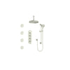 Carinthia 3/4-Inch High-Flow Th Shower Kit With Body Jets And 6-Inch Ceiling Arm - Golzar Home