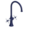 Rubinet Two Handle Single Hole Kitchen Set Midnight Blue
