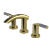 Rubinet Widespread Lav. Set. (less drain) Natural Brass