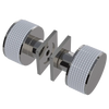 Rubinet Shower Door Knob (set) Polished Nickel