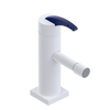 Rubinet Single Control Bidet Fitting (less drain) White