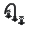 Rubinet Widespread Lav. Set. (less drain) Matt Black
