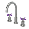 Rubinet Widespread Kitchen Set with LaSalle Spout Satin Nickel