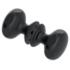 Rubinet Shower Door Knob (set) Matt Black
