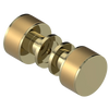 Rubinet Shower Door Knob (set) Natural Brass