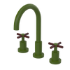 Rubinet Widespread Kitchen Set with LaSalle Spout Green Envy