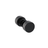 Rubinet Shower Door Knob (set) Matt Black
