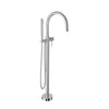 Baril Floor-mounted tub filler with hand shower