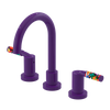 Rubinet Widespread Lav set (less drain) Purple Haze