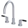 Rubinet Widespread Kitchen Set Satin Chrome