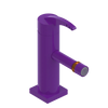Rubinet Single Control Bidet Fitting (less drain) Purple Haze