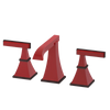 Rubinet Widespread Lav. Set. (less drain) Red
