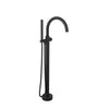 Baril Floor-mounted tub filler with hand shower (without handle)