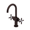 Rubinet Single Hole Dual Handle Lav. Set with LaSalle Spout (less drain) Oil Rubbed Bronze