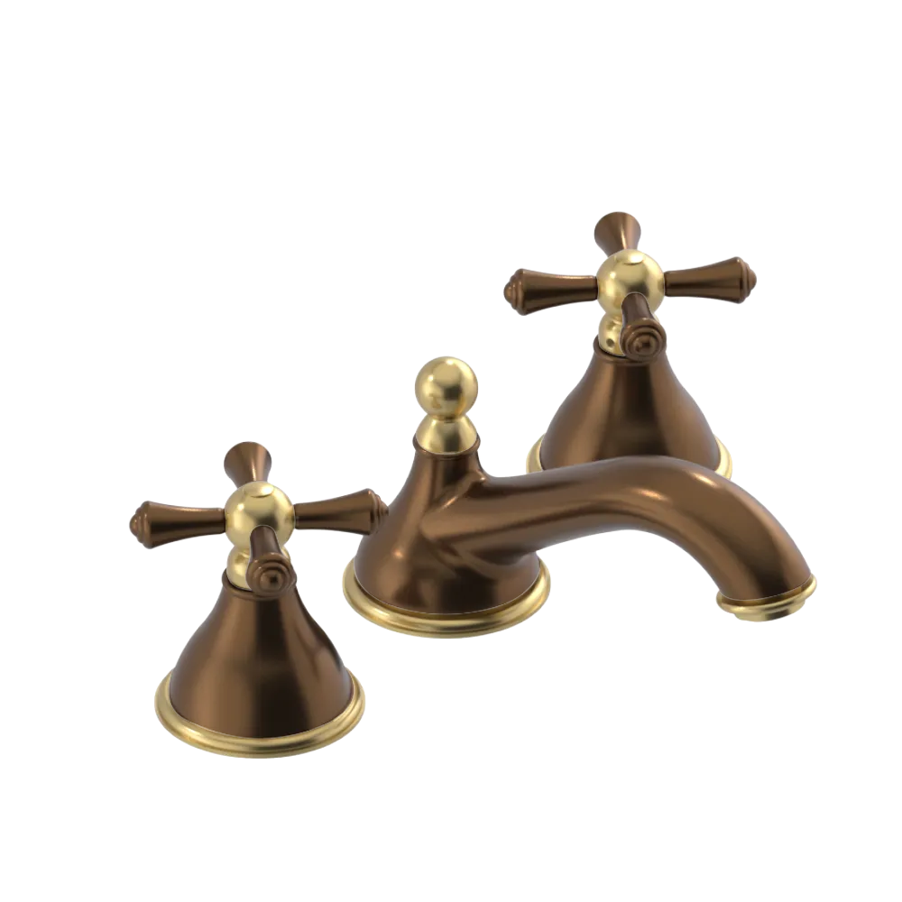 Rubinet Widespread Lav. Set. (less drain) Tuscan Brass