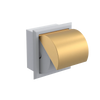 Rubinet RECESSED TOILET PAPER HOLDER Matt White