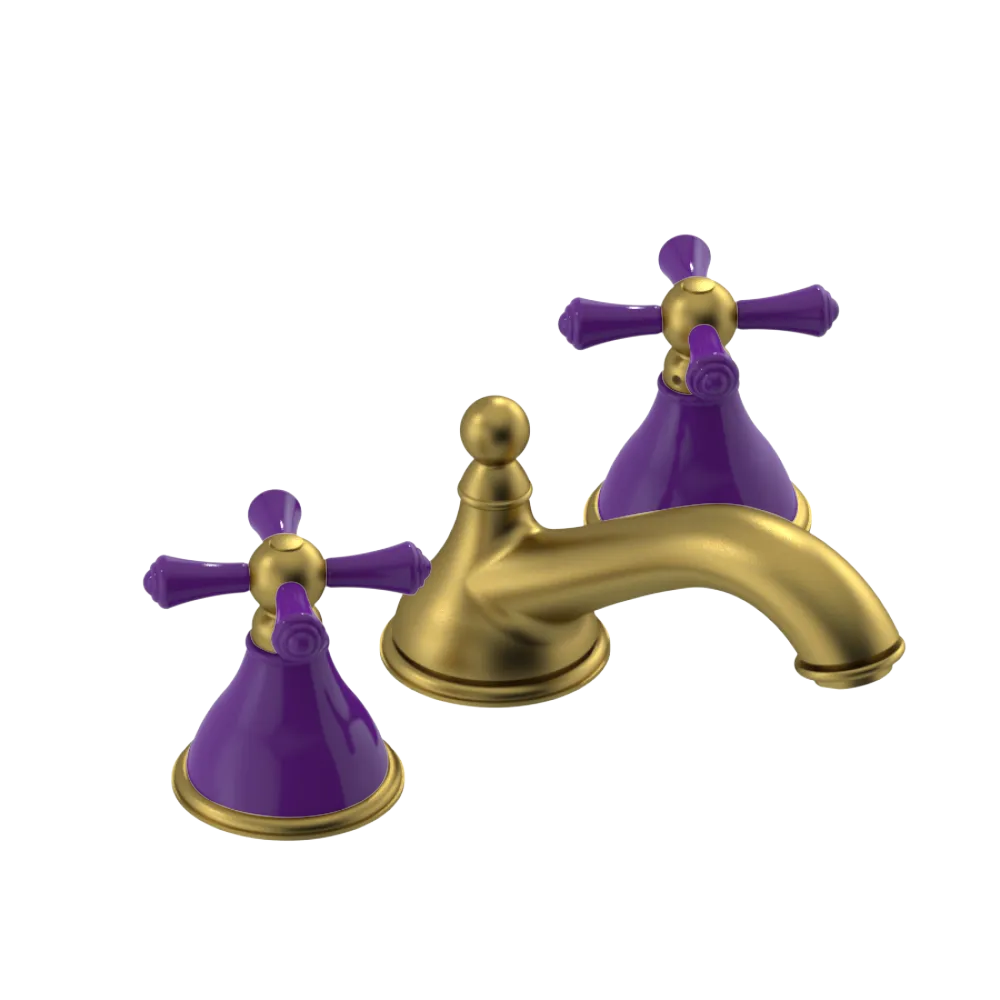 Rubinet Widespread Lav. Set. (less drain) Antique Brass Matt