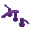 Rubinet Widespread Lav. Set. (less drain) Purple Haze