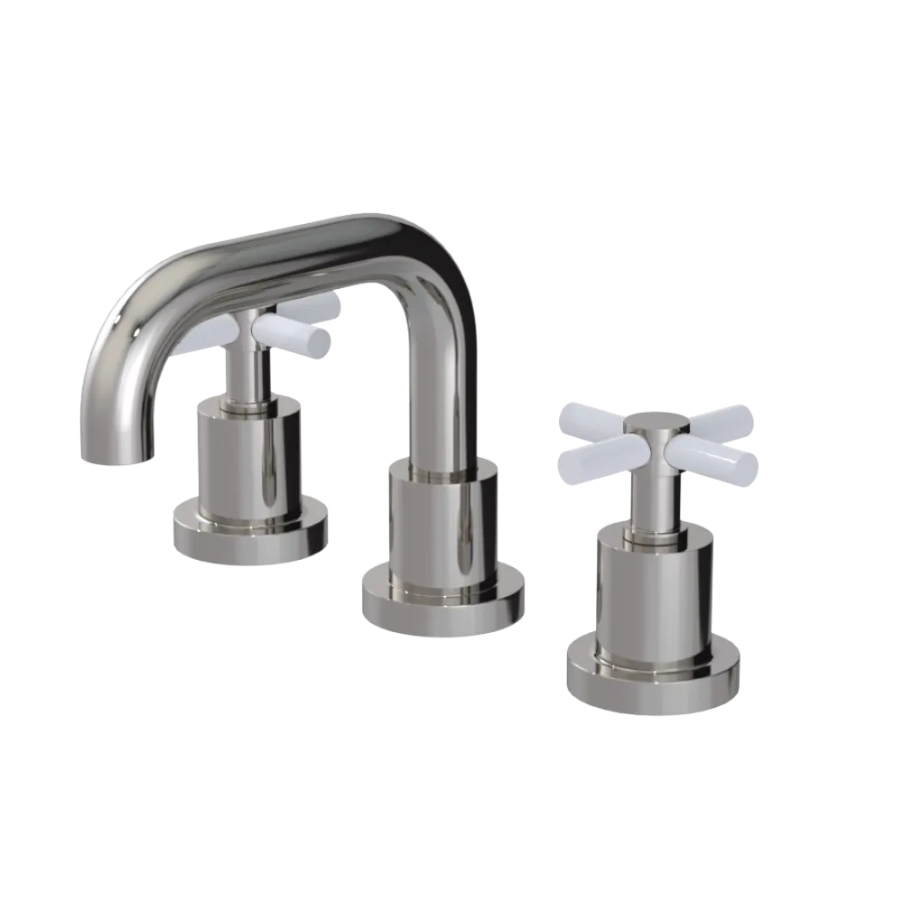 Rubinet Widespread Lav. Set. (less drain) Polished Nickel