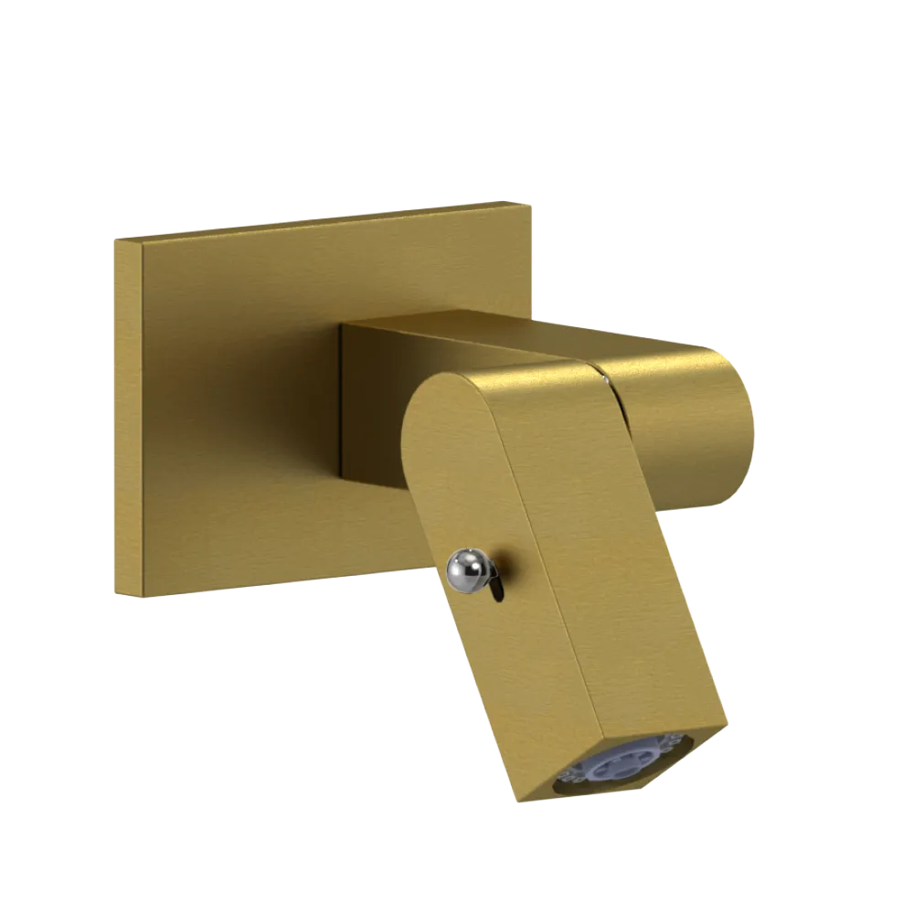 Rubinet Wall Mount Bidet & Foot Rinse with Dual Function Spray Antique Brass Matt