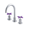 Rubinet Widespread Lav. Set. (less drain) Satin Chrome