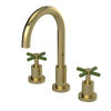 Rubinet Widespread Kitchen Set with LaSalle Spout Natural Brass