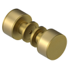 Rubinet Shower Door Knob (set) Antique Brass Matt