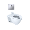 TOTO Commercial Flushometer Ultra-High Efficiency Toilet, 1.0/1.28/1.6 GPF, Elongated Bowl - Back Spud - CEFIONTECT