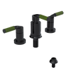 Rubinet Bidet Fitting with Spray, Diverter, and Vacuum Breaker (less drain) Black