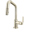Brizo Pull Down Prep Faucet With Angle Spout Industrial Handle