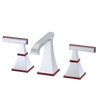 Rubinet Widespread Lav. Set. (less drain) Satin Chrome