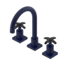 Rubinet Widespread Lav. Set. (less drain) Midnight Blue