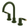 Rubinet Widespread Lav. Set. (less drain) Green Envy