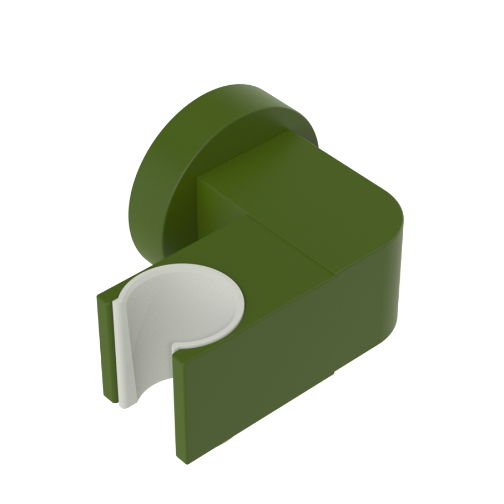 Rubinet Wall Bracket with Integral Supply with 1/2" NPT x 1/2" NPSM x 3" Nipple Green Envy