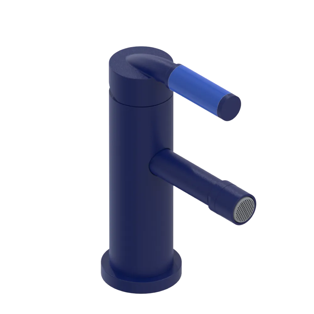 Rubinet Single Control Bidet Fitting (less drain) Midnight Blue
