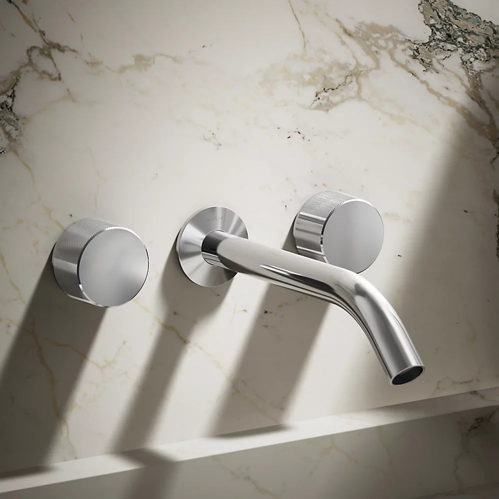 Components® Wall-mount bathroom sink faucet Oyl handle trim