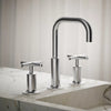 Purist® Widespread bathroom sink faucet with Cross handles, 1.2 gpm