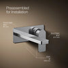 Parallel® Wall-mount single-handle bathroom sink faucet, 1.2 gpm
