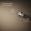 Components® Wall-mount bathroom sink faucet handle