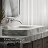 Components® Wall-mount bathroom sink faucet Industrial handle trim