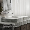 Purist® Wall-mount bathroom sink faucet trim with Cross handles, 1.2 gpm