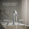 Occasion® Bathroom sink faucet spout with Cane design, 0.5 gpm