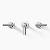 Purist® Wall-mount bathroom sink faucet trim with Lever handles, 1.2 gpm